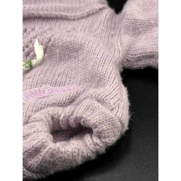 Cabbage Patch Kids BBB Bean Butt Bottom Babies 1985 Purple Knit Jumper 192 WS - Picture 6 of 12